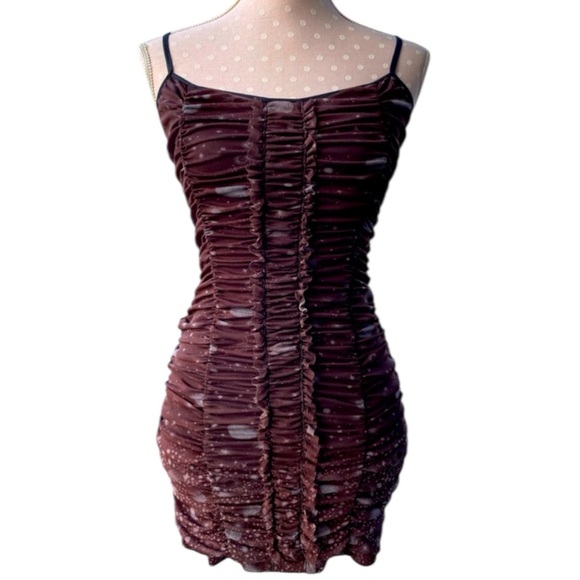 Moon and stars ruched dress - Picture 3 of 7